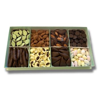 Ｎｏ．８０１　ミント、レーズン、ピエール、ブラックアーモンド、オレンジピール、ビター、ドラジェ、グレープフルーツピールセット