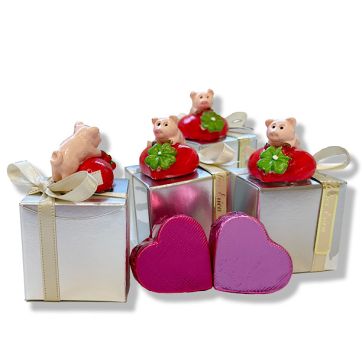 バレンタイン 飾り付き小ハート 613円(税込)